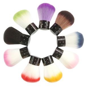 Nail Art Dust Removal Dust Brush Round Head Golden Mushroom Dust Brush Cleaning Brush Powder Brush Makeup Blush Brush Nail Art Tools