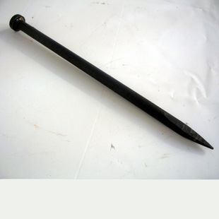 Cabin steel drill boat nail blackening steel drill tempered steel drill hot beat round head ground nail thread steel hot rolled steel drill