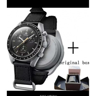 New Cross-Border Men's Fashion Hot Model Moon Mercury Joint Model Planet Space Casual Chronograph Six-Pin Quartz Watch