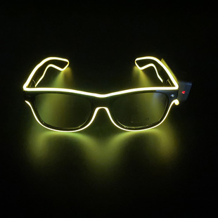 Cool LED luminous glasses nightclub performance luminous glasses cocktail party EL luminous glasses factory outlet