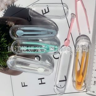 New contact lens case contact lenses accessories wearers candy color large clip tweezers suit 008 wholesale