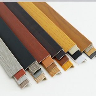 Pvc Edge-closing Strip with Self-adhesive L-shaped Floor Laminate Wood Grain Wood Floor Nieth Threshold Bridge Right Angle 7