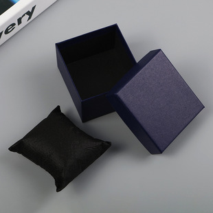 Creative Simple High-end Cover Watch Box Solid Color Leather Wristwatch Square Packaging Gift Box Jewelry Watch Box