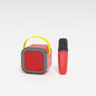 Cross-border Explosions K12 Bluetooth Speaker Microphone Integrated Outdoor Live Home K Song with Microphone Bluetooth Audio