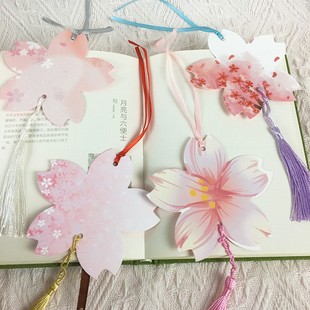 Cherry Blossom Wish Card Hanging Tree Outdoor Waterproof Hanging Card Wish Pendant Handwritten Kindergarten Primary School Students Color