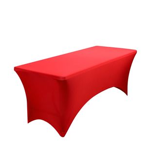 4FT6FT American Elastic Table Cover for Outdoor Wedding Activities Rectangular Elastic Black and White Foreign Trade Cocktail Table Cover