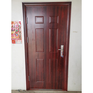 Manufacturer Wholesale Storage Room Simple Double-Layer Iron Steel Door Underground Garage Door Warehouse Door Engineering Door