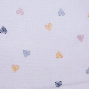 CAtegory A BAby Cotton Printed Double-lAyer Crepe GAuze FAbric BAby Clothing PAjAmAs Home Clothes SAnd-wAshed Cotton GAuze