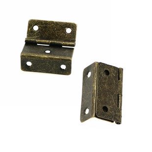 Metal Five-hole Door Hinge Green Ancient 51mm Long Splint 20mm Trifold Hinge