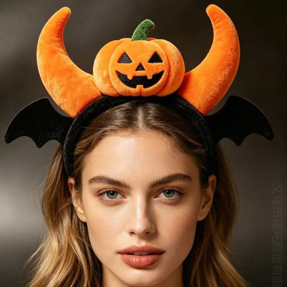 European and American Halloween Horror-Style Headbands, Creative Crafts, Headwear, Masquerade Costumes, Headbands, Festive Atmosphere Outfits
