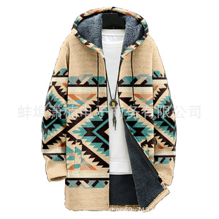 2024 winter new men's cross-border fashion men's youth lapel chenille woolen coat woolen coat mixed batch
