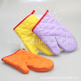 Microwave oven gloves heat insulation high temperature resistant single household casserole kitchen baking anti-scald non-slip gloves factory outlet