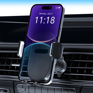 Cross-border car mobile phone bracket with hook multifunctional rotating bracket navigation car air outlet mobile phone bracket new product