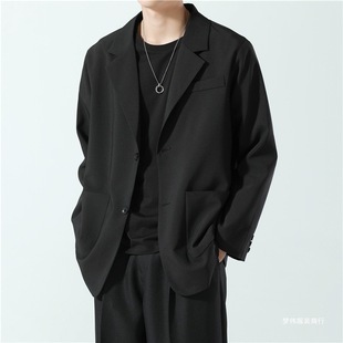 Spring and Autumn Casual Suit Jacket Men's DK Loose Top Korean Fashionable All-match Duffy Handsome Suit suit Mengwei