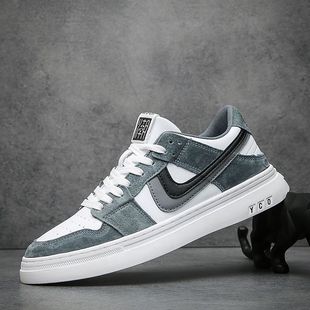 Men's Shoes 2023 Spring and Summer New Casual Board Shoes Students Korean Style Trendy Shoes Fashionable All-match Breathable Low-top sneaker