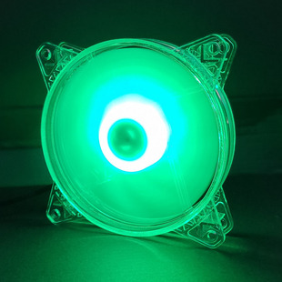 Customized endurance chariot cold ice transparent frame 12025 fixed color LED chassis fan computer radiator multi-color optional