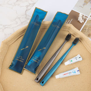 Homestay Hotel Disposable Toiletries Set Household Hospitality Toothbrush with Toothpaste Full Set for Hotel