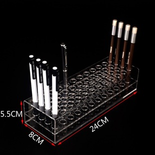 Acrylic Transparent Gel Pen Stand Eyebrow Pen Display Stand Ballpoint Pen Stand Pencil Pendulum Shelf Display Rack