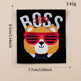 Cartoon series new clothing accessories with decorative patch self-adhesive can be directly pasted cloth label self-adhesive