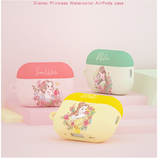 Cartoon Snow White Adapts to Apple Wireless Bluetooth Earphone Case AirPods3 Generation Anti-fall Pro2 Hard Protective Case