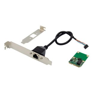 Mini PCIe Gigabit с одним электрическим портом Серверная сетчатая карта адаптера I210AT Ethernet RJ45