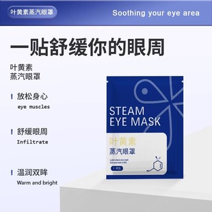 Lutein Steam Eye Mask Relieve Eye Fatigue Hot Compress Eye Protection Sleep Shading Massage Fever Eye Patch for Male and Female Students