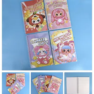 Тетрадь на пружине A5 Kuromi Sanrio с персонажами