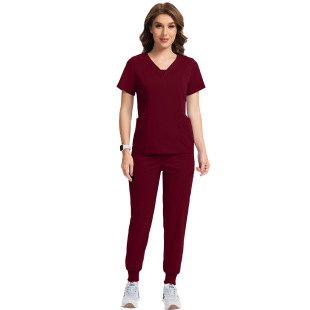 Amazon surgical clothing wholesale nurse short-sleeved hand washing clothes pet hospital split suit dental clinic hand washing clothes