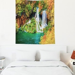 Forest haze landscape tapestry aesthetic tapestry night sky forest with stars and clouds door tapestry cm home living room