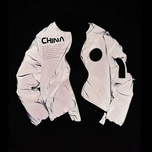 NASA Joint ma1 pilot baseball uniform jacket men's loose fashion brand couple 3M reflective tooling casual jacket