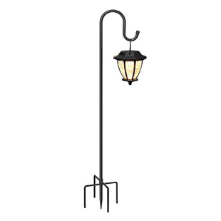 Camping lamp pole outdoor Shepherd hook decoration floor accessories wedding decoration garden lamp supplies hanging hook floor plug home