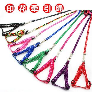 Cat Bow Traction Rope Cat Chain Anti-break-free Adjustable Vest Cat Slide Rope Kitten Chest Pet Collar