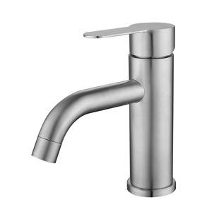 304 stainless steel basin faucet household bathroom wash basin hot and cold faucet black basin faucet