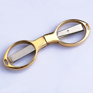 Fishing Small Scissors Foldable 8-character Shears Portable Travel Shears Mini Multi-function Shears Lead Leather Big Horse Fishing Line PE Line