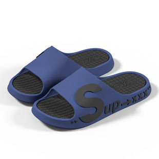 High-grade Slippers Men's Summer Outfit Sports Trendy Bathroom Bathing Non-slip Home Indoor plus size Sandals for Men