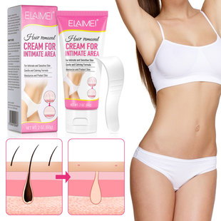 ELAIMEI private parts hair removal cream mild non-irritating hair removal cream private parts body armpit leg hair 60g