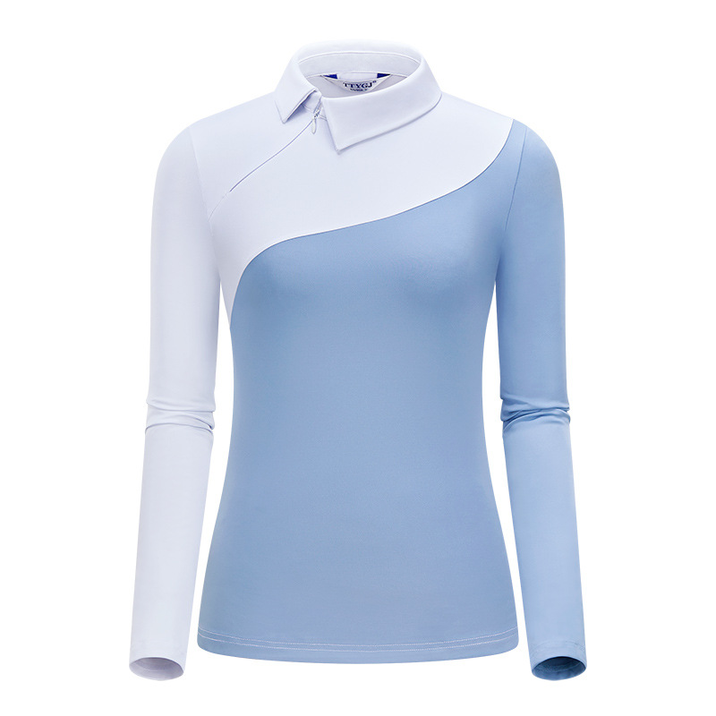 Spring Golf Clothing Elastic Quick-Drying Women's Long-Sleeved Slim T-Shirt Women's Top T328