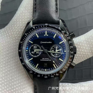 Oujia Speedmaster Dark Series Men's Mechanical Watch Fully Automatic Waterproof Timing Function Luminous Mechanical Watch Wholesale