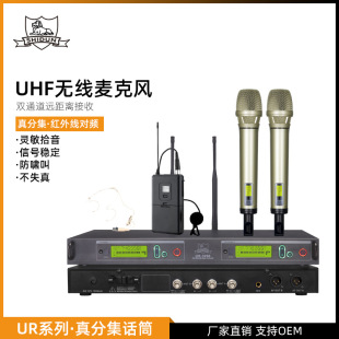 Wireless microphone Intelligent Noise Reduction non-interference true diversity microphone one-to-two infrared wireless microphone microphone