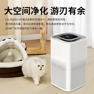 New desktop air purifier household in addition to formaldehyde ultraviolet sterilization negative ion deodorant smoke and dust disinfection machine
