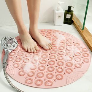 Explosive Household Bathroom Anti-Slip Mat Round Now Simple Bathroom Floor Mat Door Mat Bathroom Waterproof Foot Mat