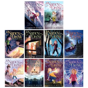 Дневник Нэнси Дрю 10 коробок Оригинальный английский роман Nancy Drew Diaries Supersl