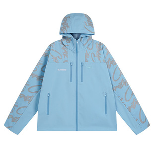Foreign Trade Tide Alcatraz Island Casual suit High Street Men and Women Couple Fashion Denim Jacket Jacket Casual Jeans