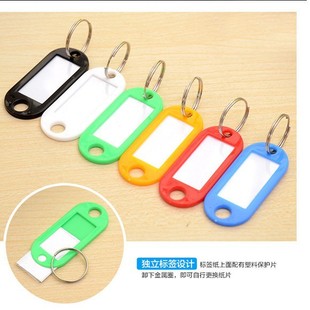New metal creative rental house Dongda key bracelet chain plate can be attached label record number Storage Management