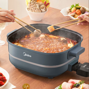 Midea HGC303001 электрический горячий горшок бытовой многофункциональный горшок 6L большой емкости бескрайний температурный регулировка горячий горшок
