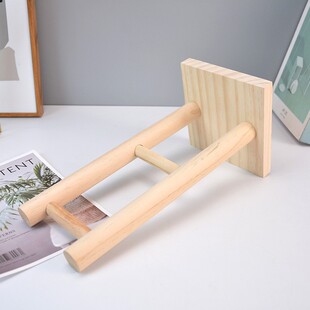 Wooden Earphone Stand Headset Computer Desktop Earphone Rack Display Wooden Stand Internet Cafe Wooden Earphone Stand