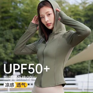 Pink Slim-fit Sunscreen Clothing Women's Summer New Anti-ultraviolet Short Coat Breathable Original Yarn Ice Silk Sunscreen Top