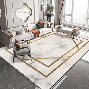 Amazon Premium Nordic Living Room Carpet Bedroom Dirt-resistant Easy-care Sofa Thickened Printed Cashmere-like Carpet