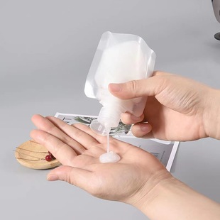 Travel liquid packing bag portable cosmetic nozzle bag Shower Gel Shampoo lotion packing small sealed bag