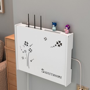 Wifi wireless router optical cat wall-mounted multimedia box weak current shielding box decorative painting switch box storage box